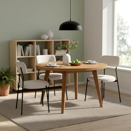 LH Home Kai Fabric Armless Dining Chair (Set of 2)