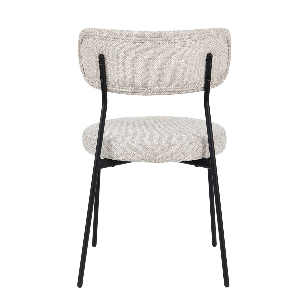 LH Home Kai Fabric Armless Dining Chair (Set of 2)