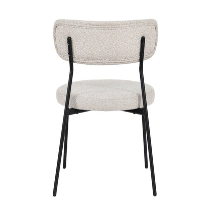 LH Home Kai Fabric Armless Dining Chair (Set of 2)