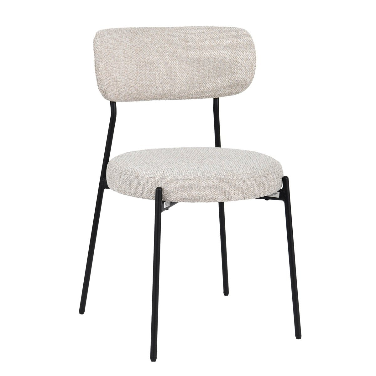 LH Home Kai Fabric Armless Dining Chair (Set of 2)