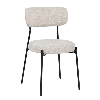 LH Home Kai Fabric Armless Dining Chair (Set of 2)