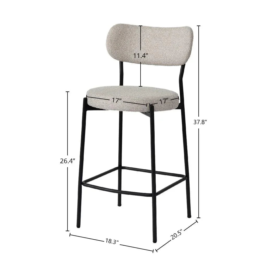 LH Home Kai Performance Fabric Counter Stool