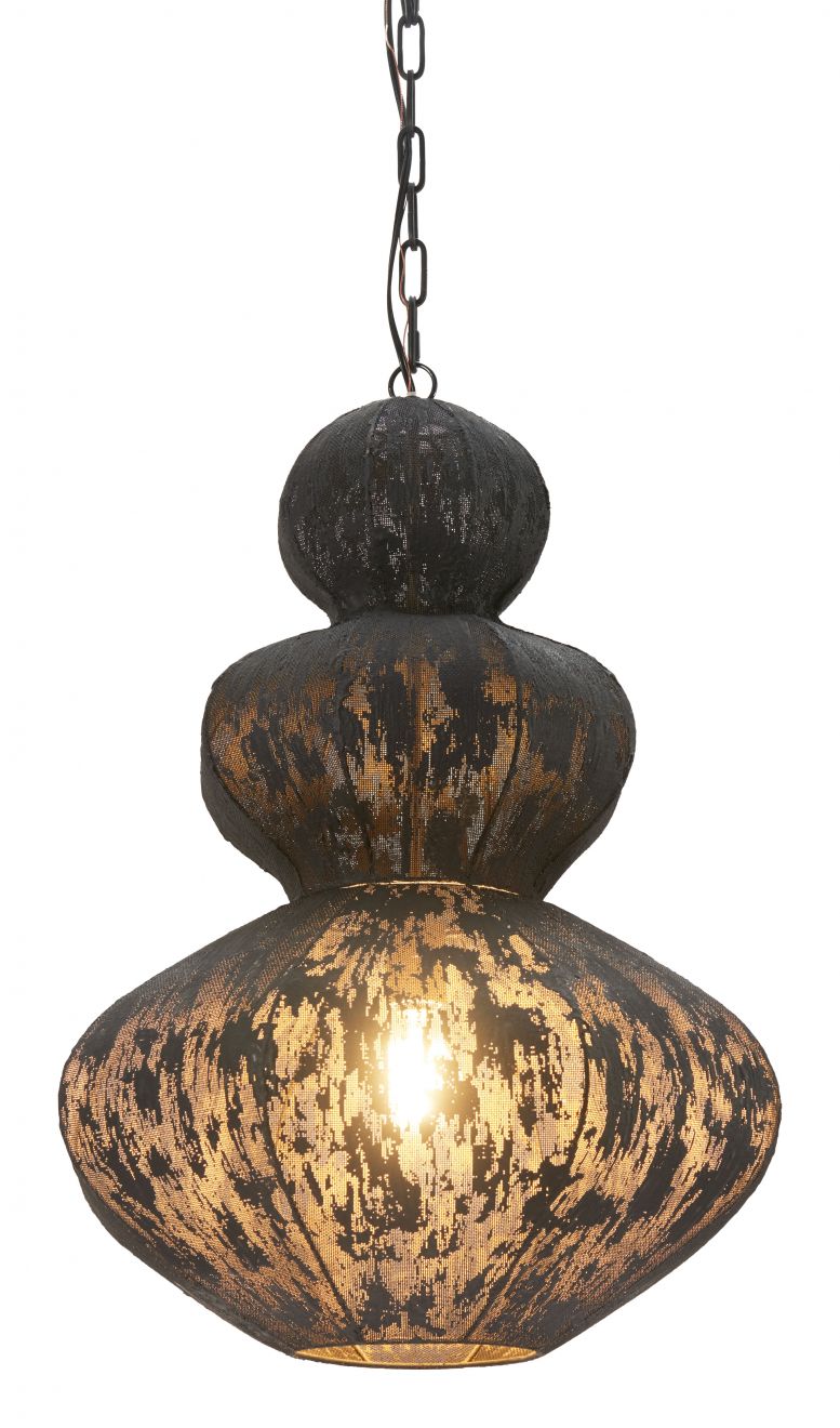 Zuo Modern Kali Iron Black Ceiling Lamp