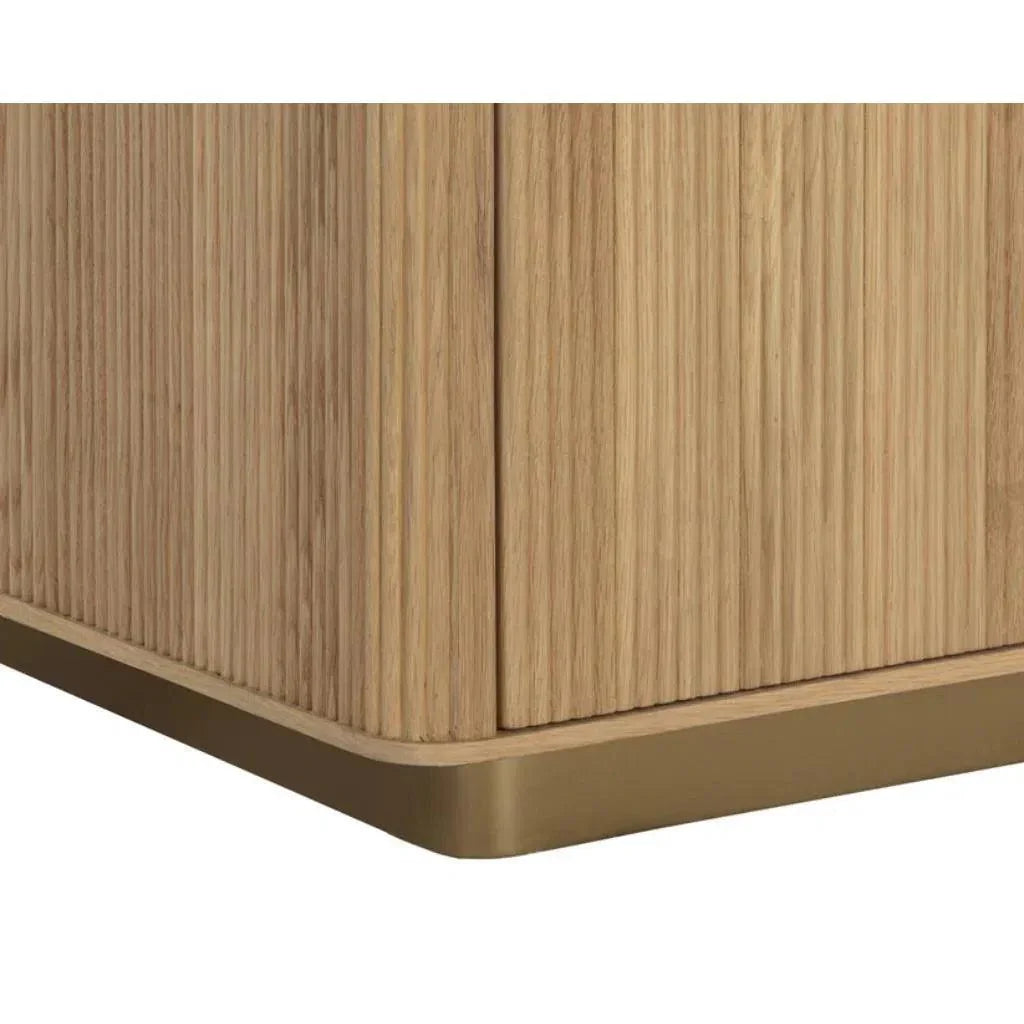 Kalla 2 Drawers Wooden Nightstand - LOOMLAN - SUNPAN - Nightstands