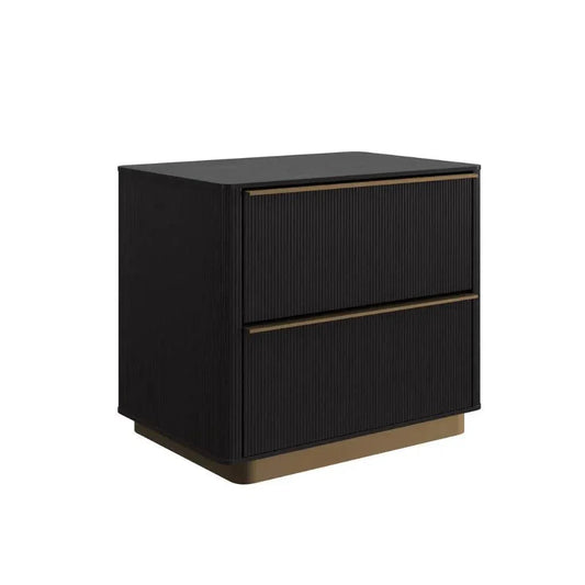 SUNPAN Kalla 2 Drawers Wooden Nightstand