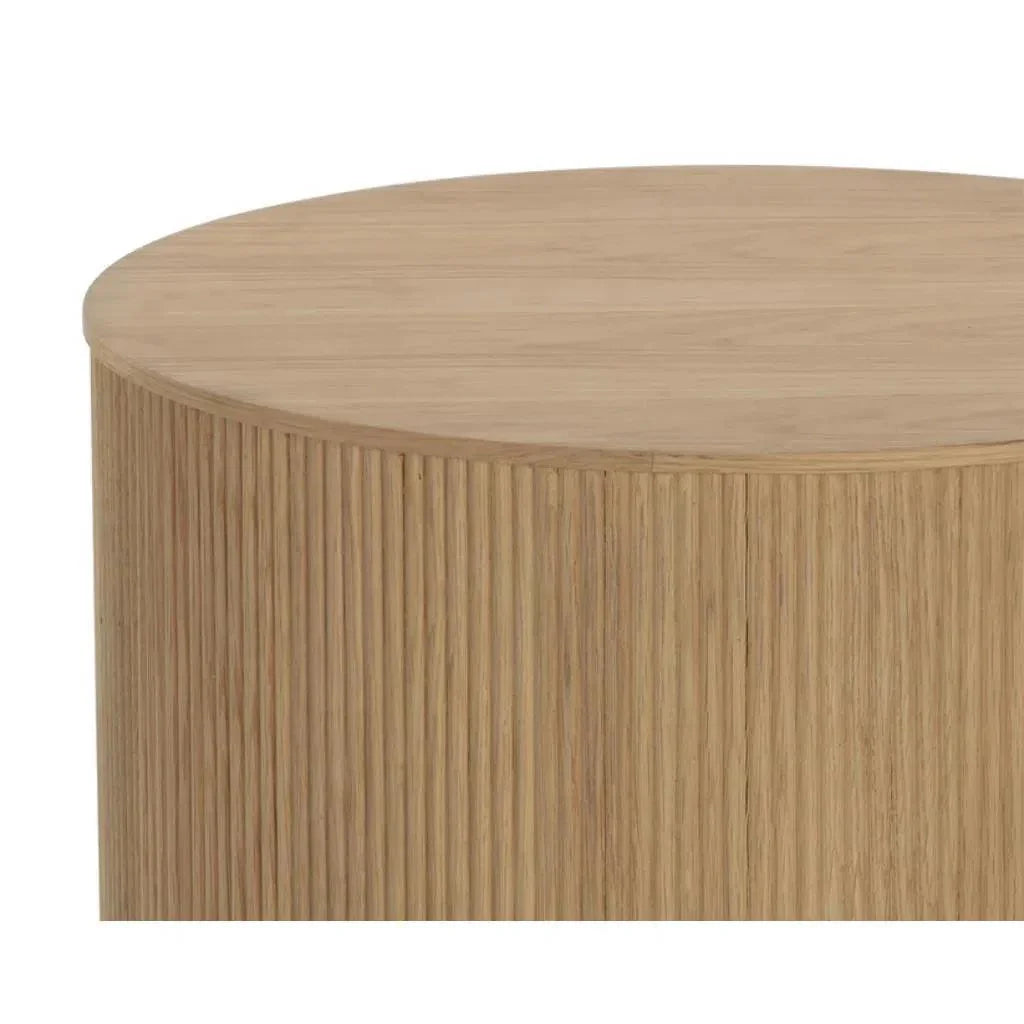 SUNPAN Kalla Wooden Round Side Table