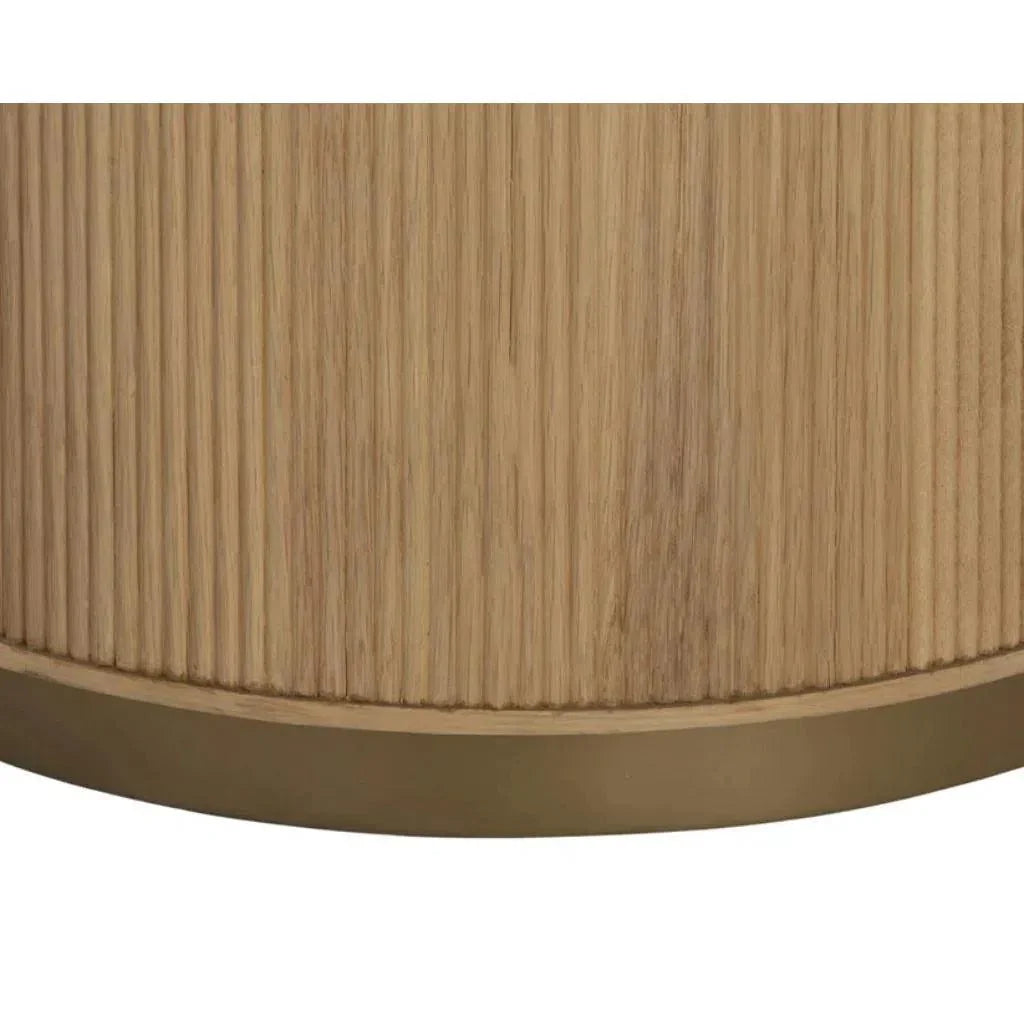 SUNPAN Kalla Wooden Round Side Table