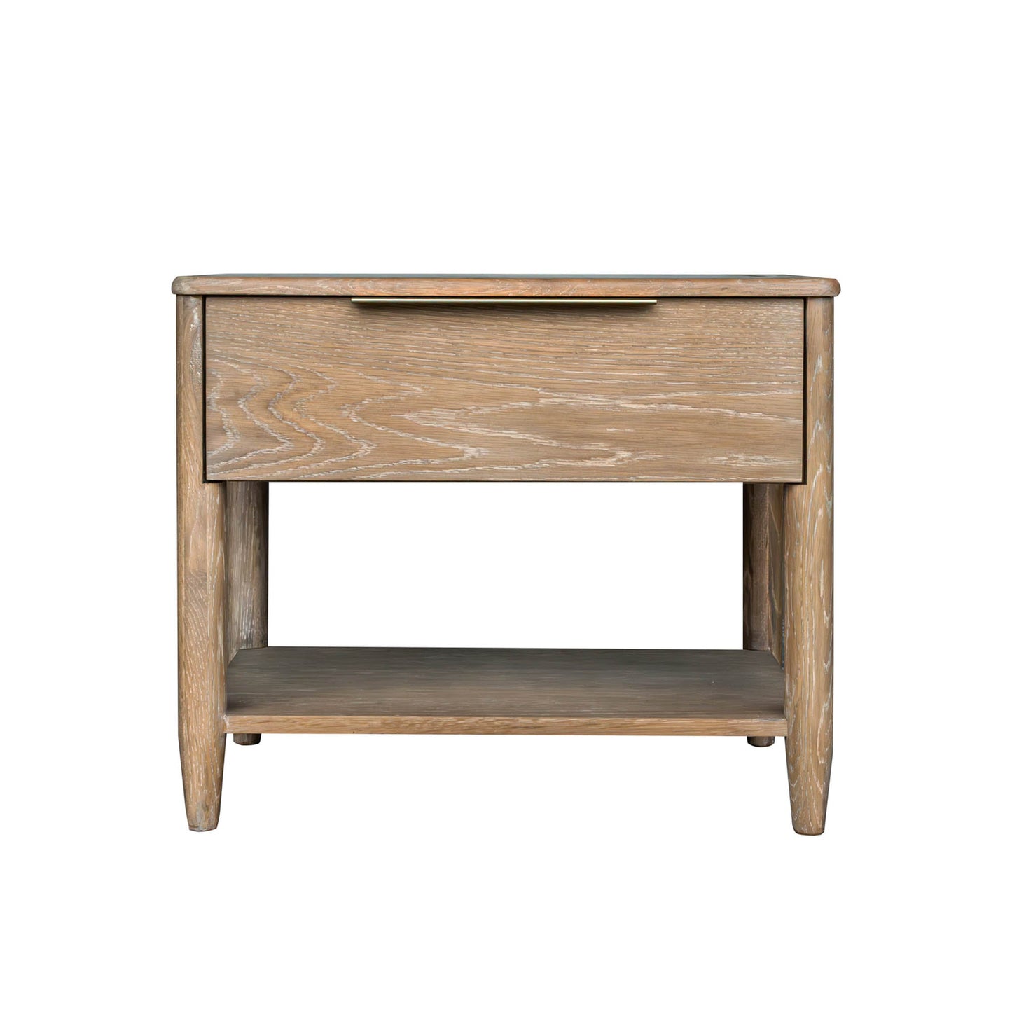 Kamelia One Drawer Wood Nightstand-Nightstands-LH Imports-LOOMLAN