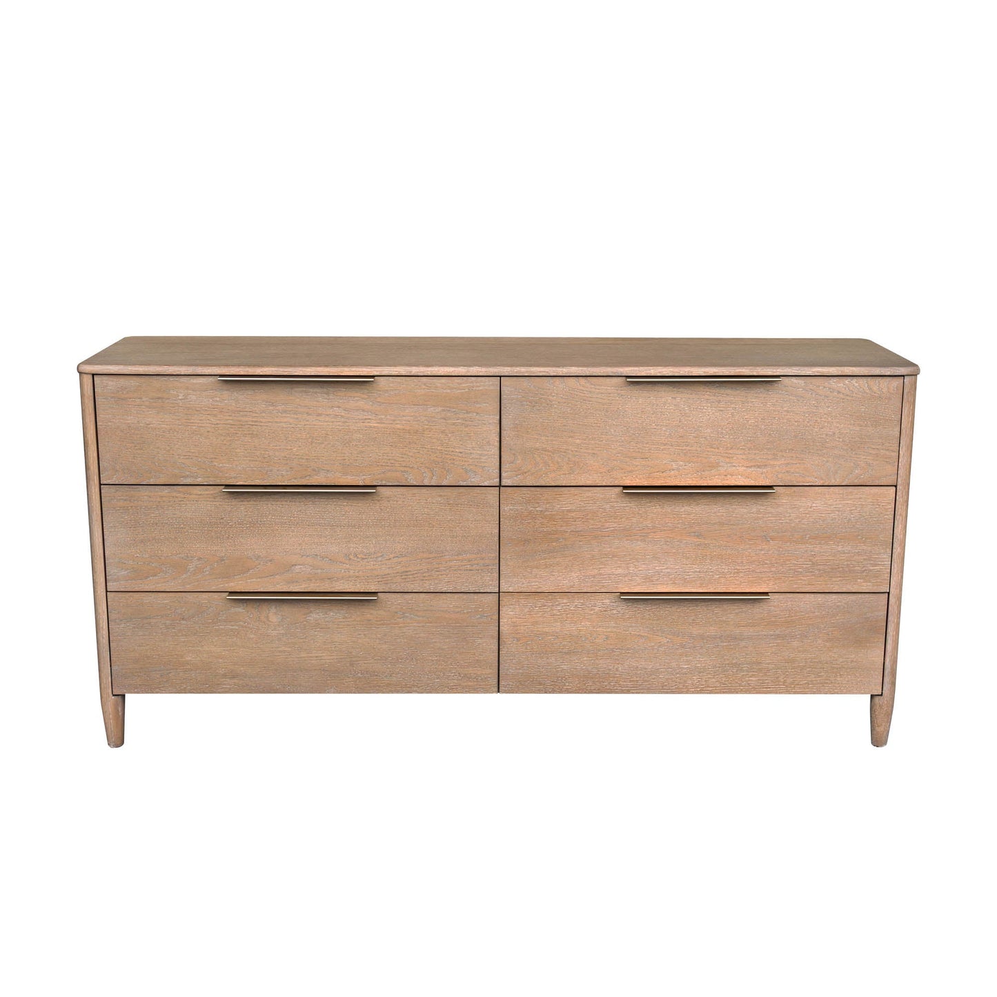 LH Home Kamelia Six Drawers Wood Dresser