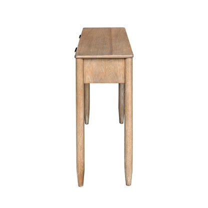 Kamelia Two Drawers Wood Console Table