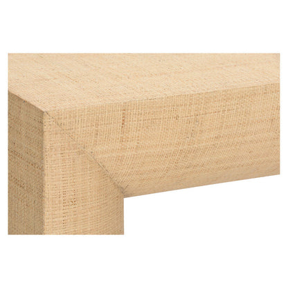 Wildwood Kamo Natural Raffia Finish Console Table