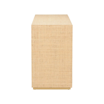 Wildwood Kamo Natural Raffia Finish Console Table