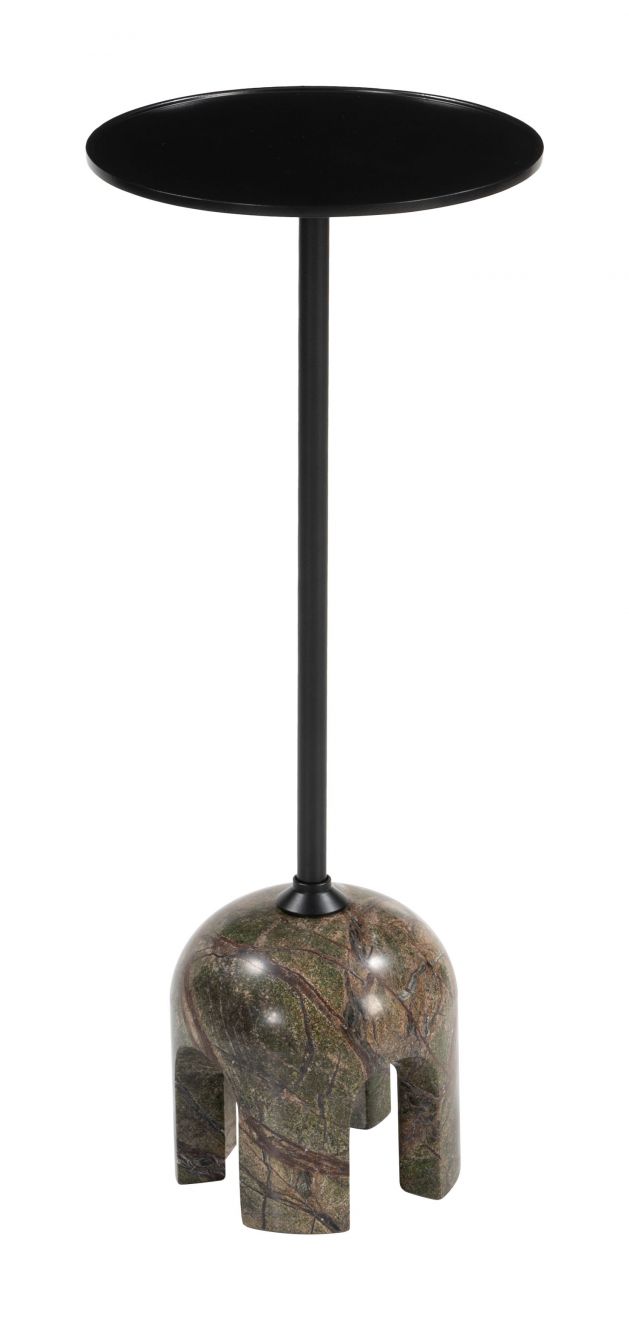 Zuo Modern Kask Marble Base Round Side Table