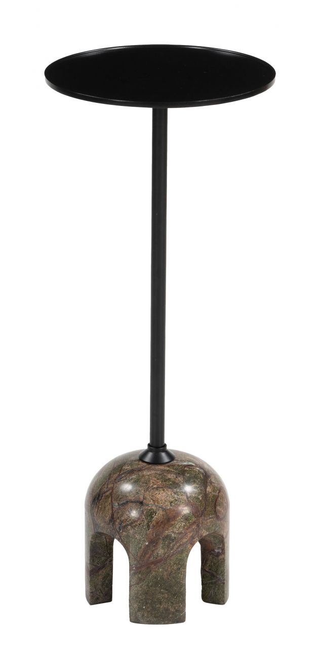Zuo Modern Kask Marble Base Round Side Table