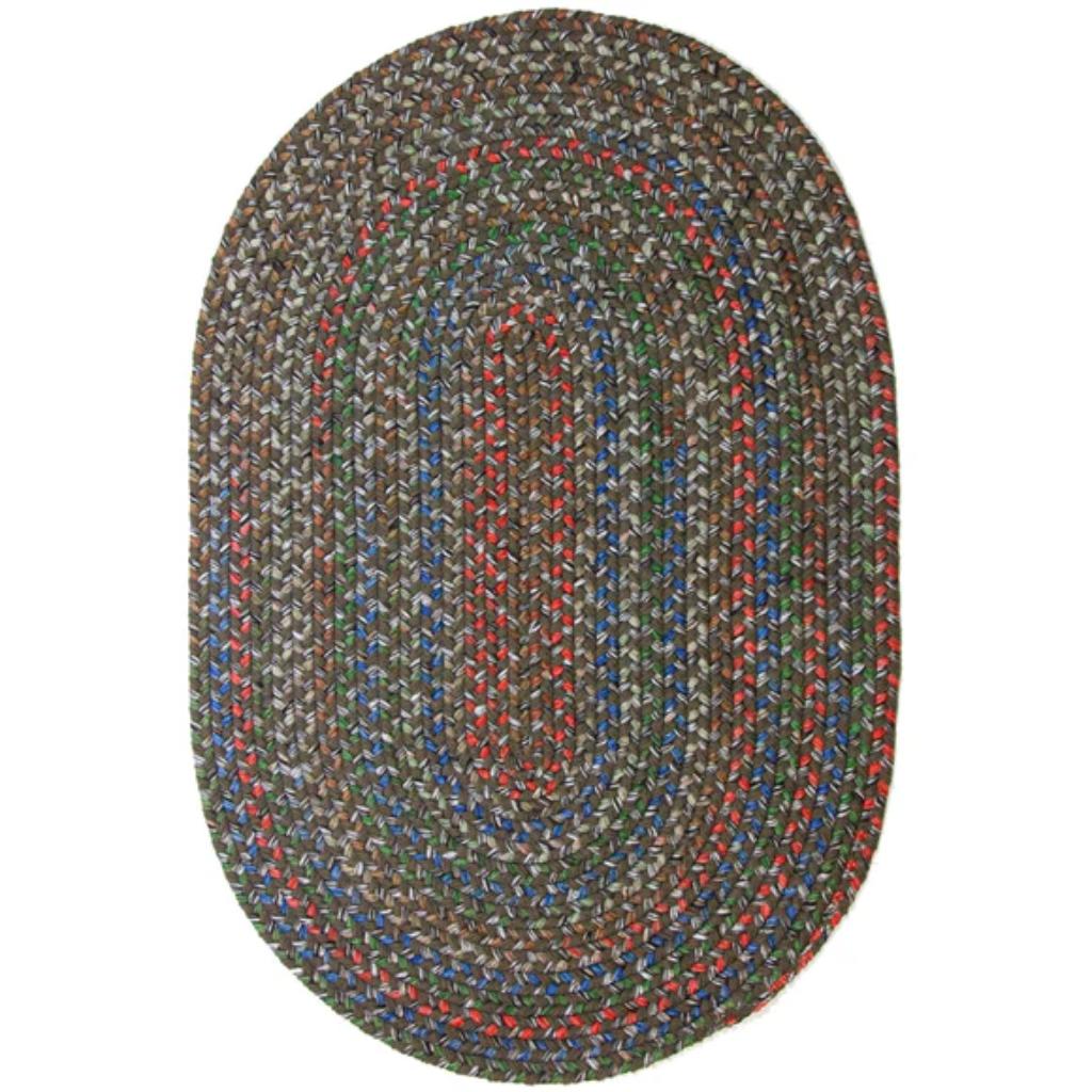 Rhody Rug Katie Braided Oval Reversible Area Rugs