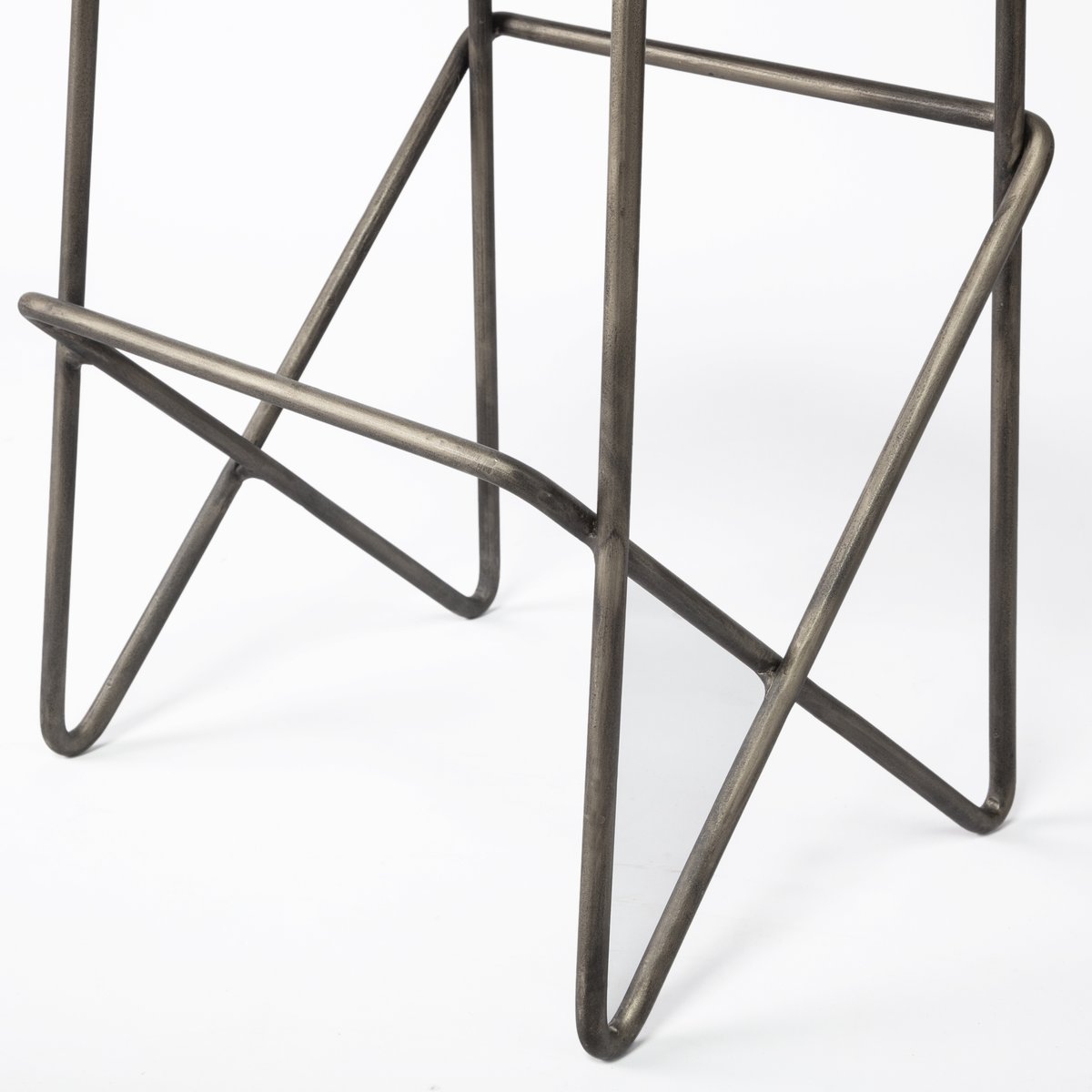 Mercana Katniss Cream Fabric Counter Stool