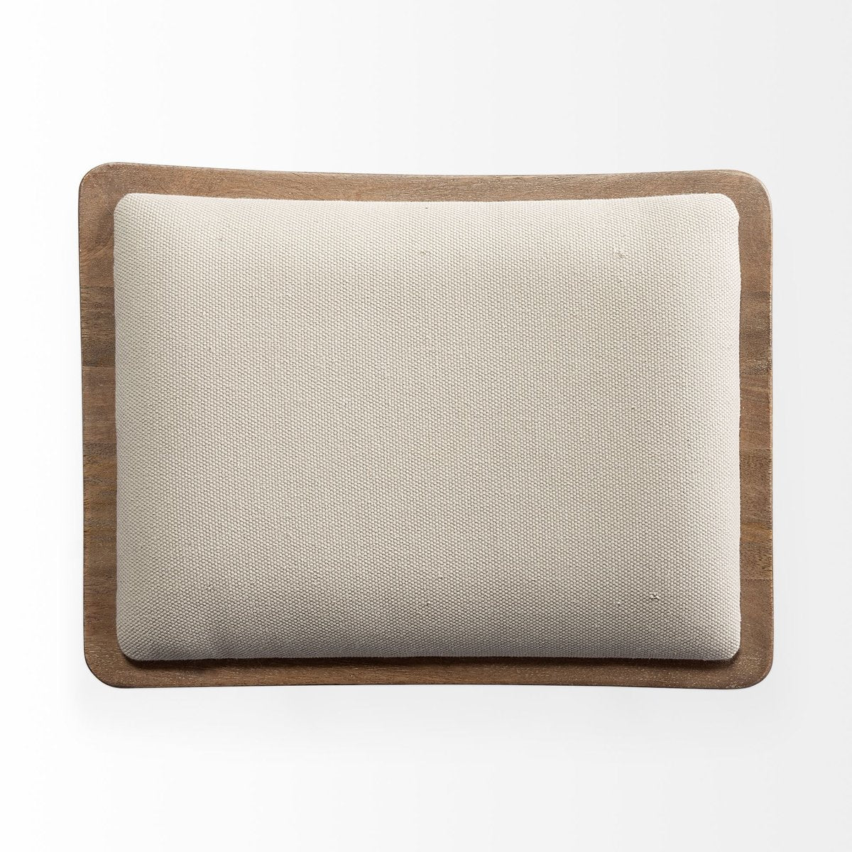 Mercana Katniss Cream Fabric Counter Stool