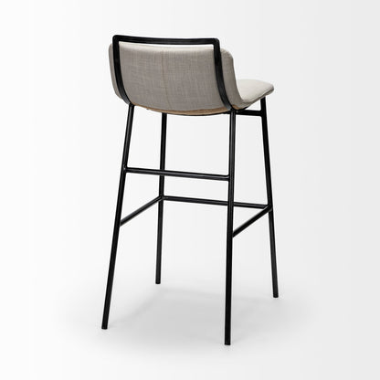 Kavalan Leather Low-Back Barstool