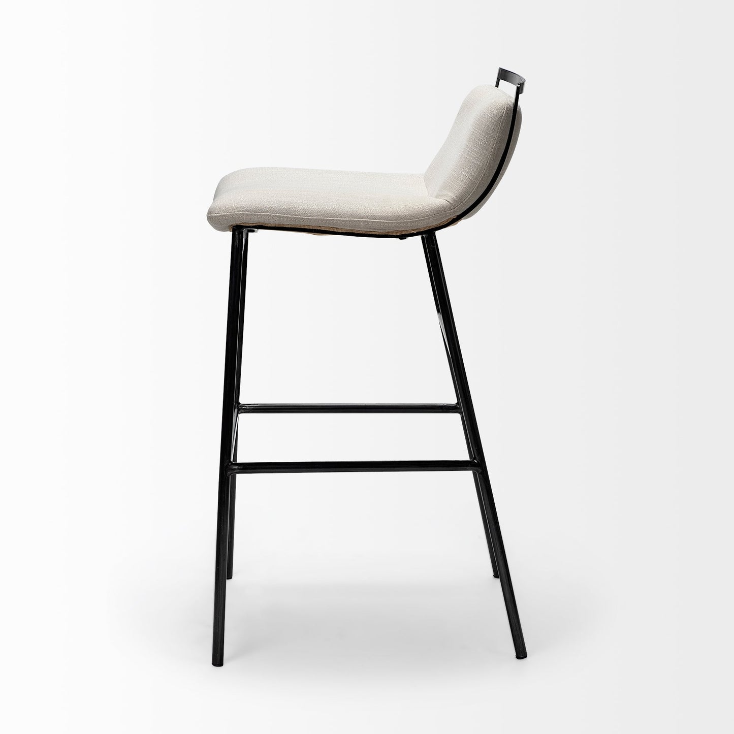 Kavalan Leather Low-Back Barstool