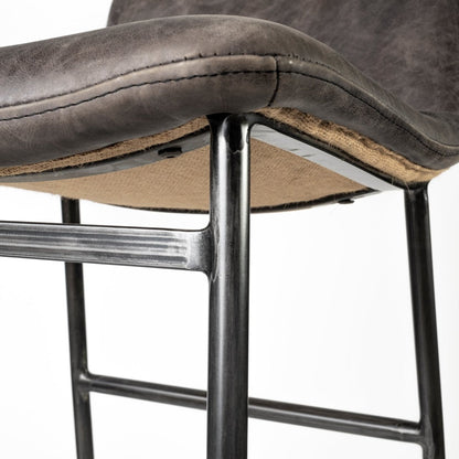 Mercana Kavalan Leather Seat Counter Stool