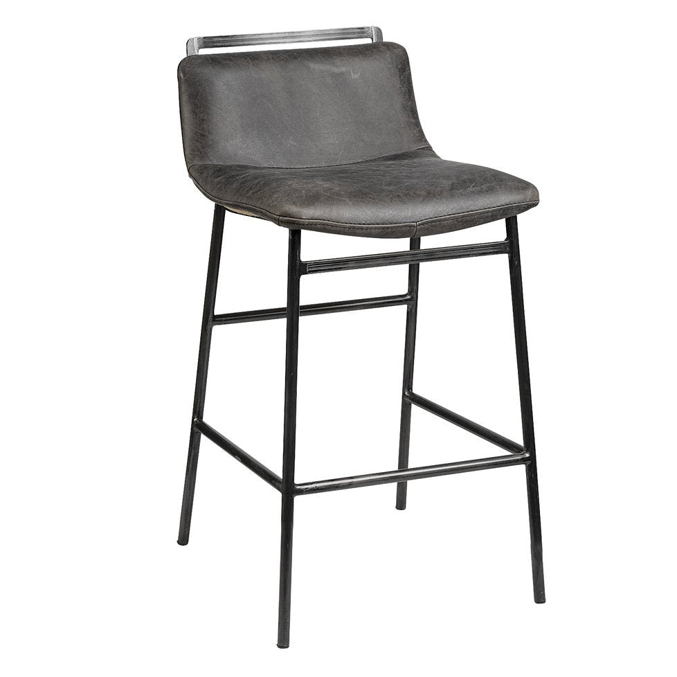 Mercana Kavalan Leather Seat Counter Stool