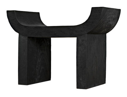 Kazuo Stool-Poufs and Stools-Noir-Sideboards and Things