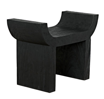 Kazuo Stool-Poufs and Stools-Noir-Sideboards and Things