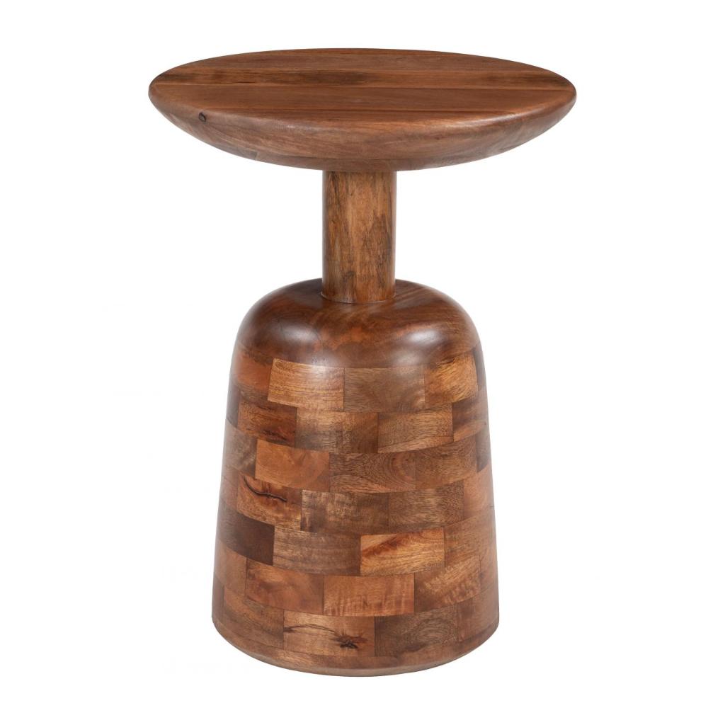 Zuo Modern Kelk Wooden Brown Side Table