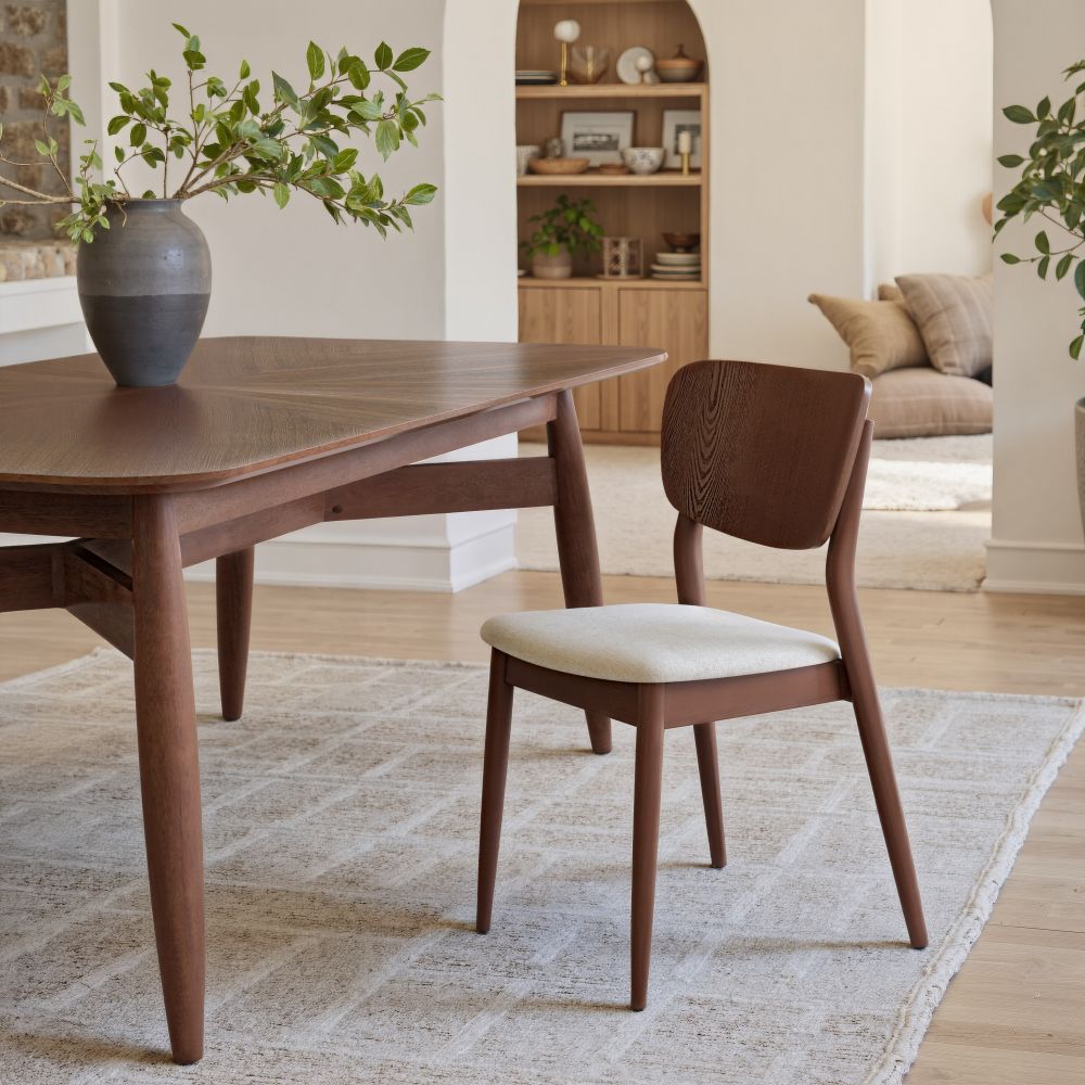 Zuo Modern Kellua Fabric Armless Dining Chair 2PC