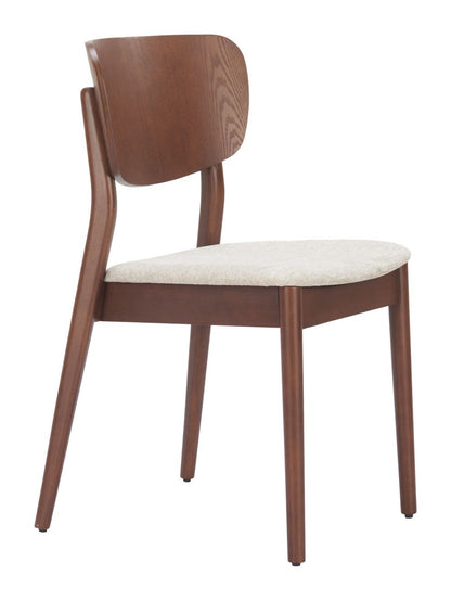 Zuo Modern Kellua Fabric Armless Dining Chair 2PC