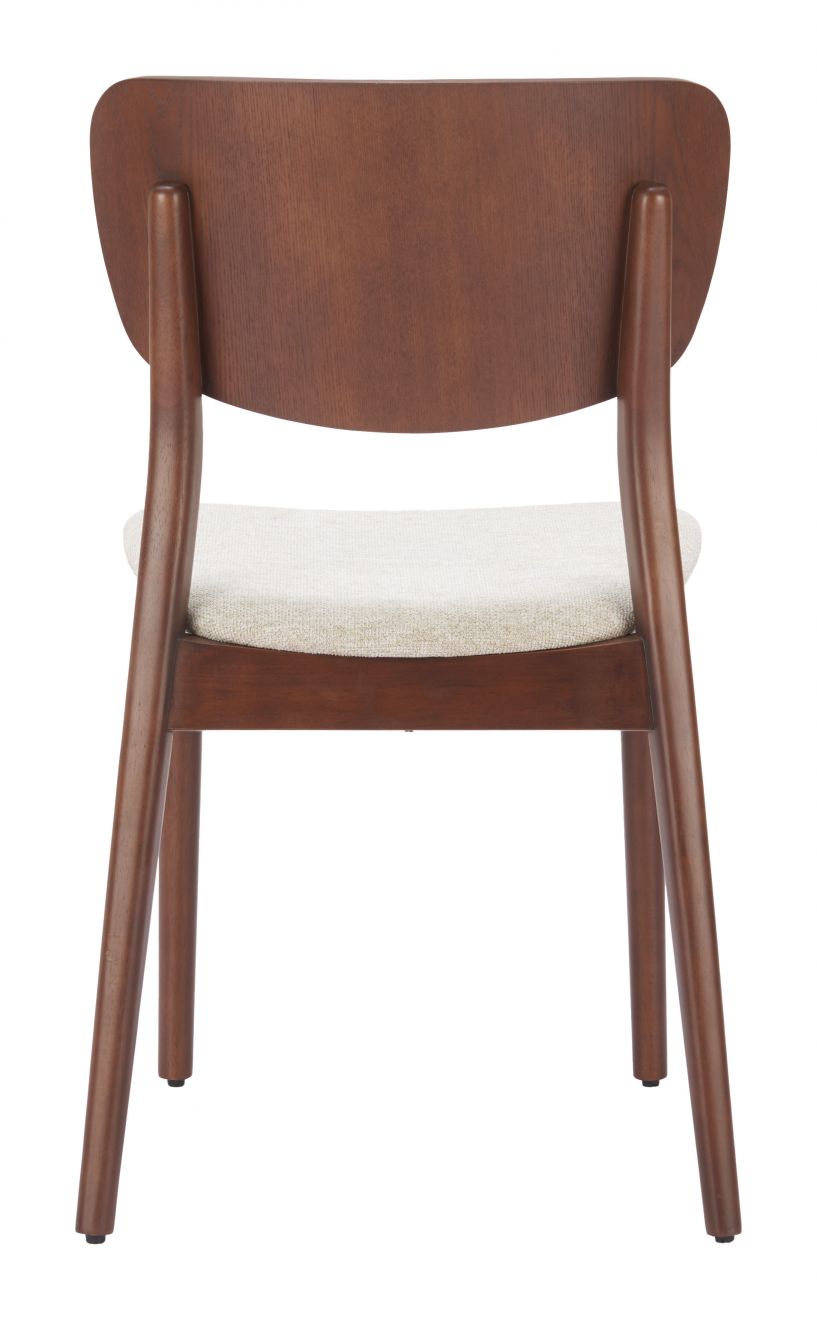 Zuo Modern Kellua Fabric Armless Dining Chair 2PC