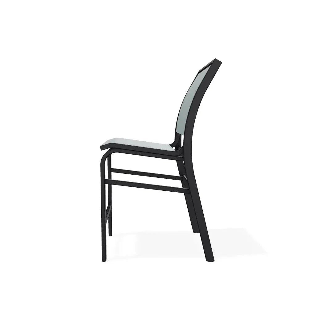 Telescope Kendall Sling Balcony Height Stacking Outdoor Arm Chair