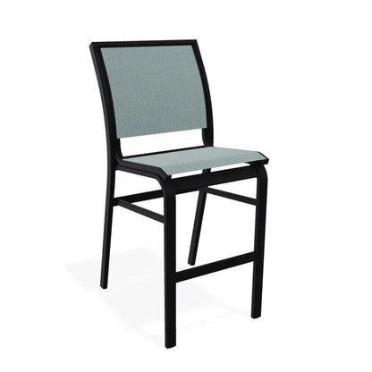 Kendall Sling Bar Height Stacking Arm Chair