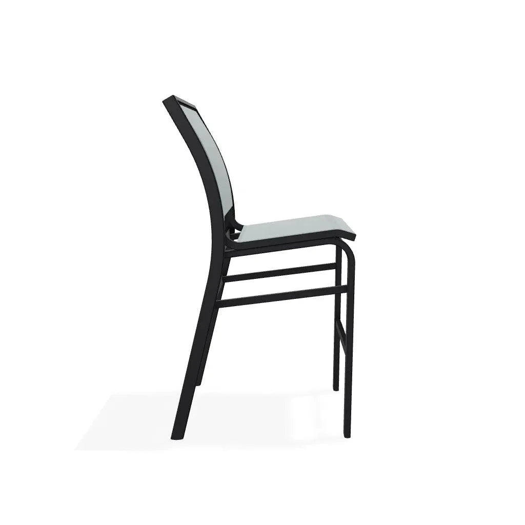 Kendall Sling Bar Height Stacking Arm Chair