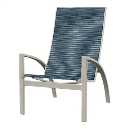 Telescope Kendall Sling Stacking Chat Height Outdoor Chair