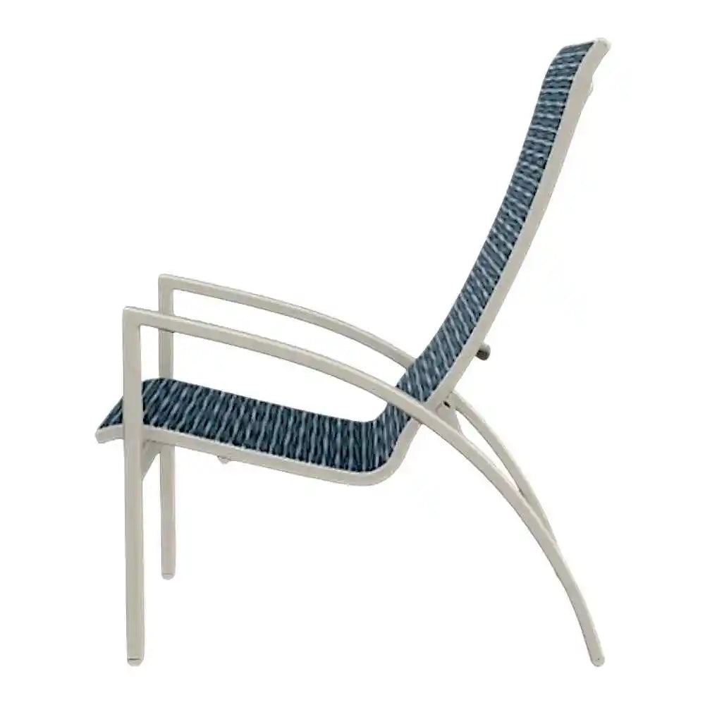 Telescope Kendall Sling Stacking Chat Height Outdoor Chair