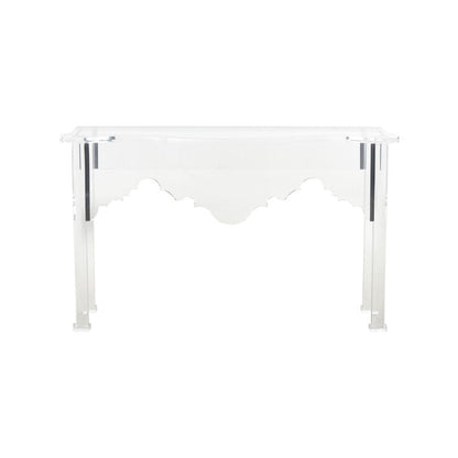 Kensington Acrylic Made Clear Console Table-Console Tables-Chelsea House-LOOMLAN
