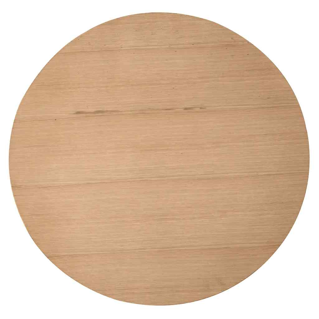 Kensington Wood Top Round Side Table