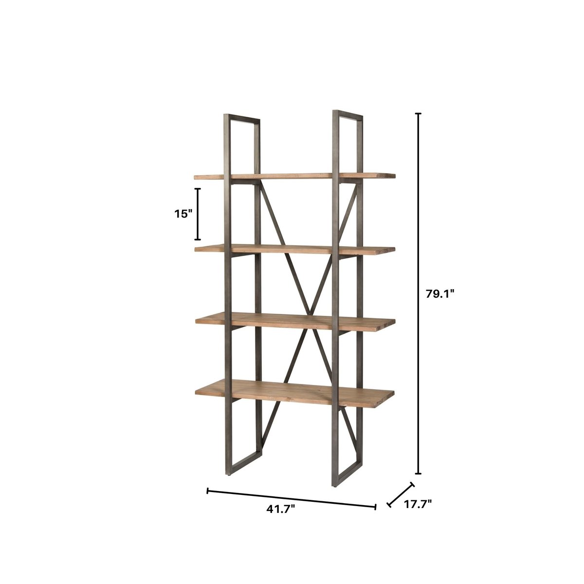 LH Home Kenya Cain Hand Crafted Iron Etagere