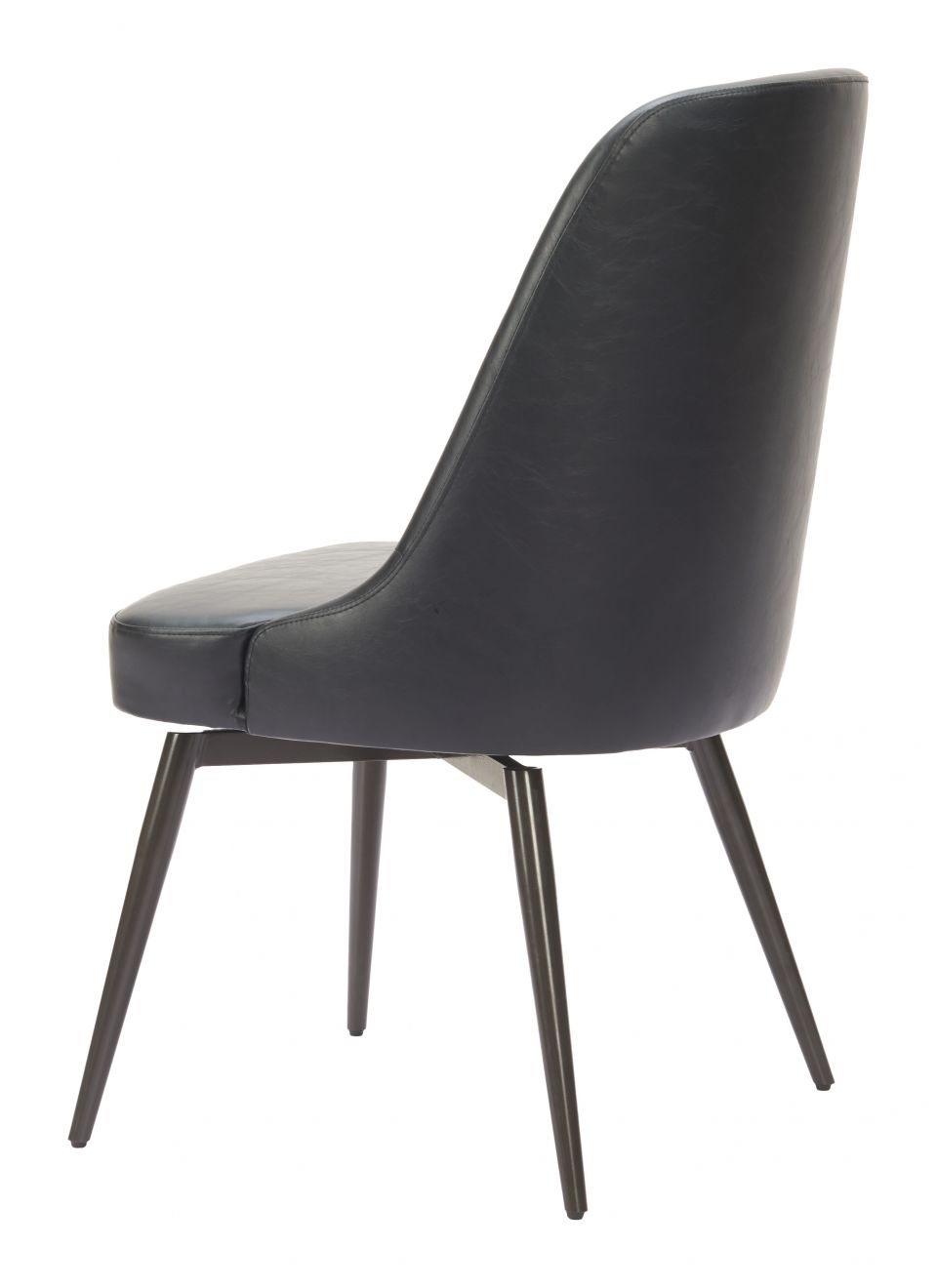 Zuo Modern Keppel Faux Leather Swivel Dining Chair 2PC