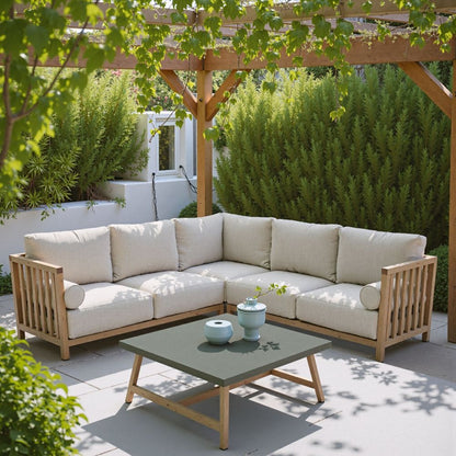Zuo Modern Kert Terrazzo Top Coffee Table