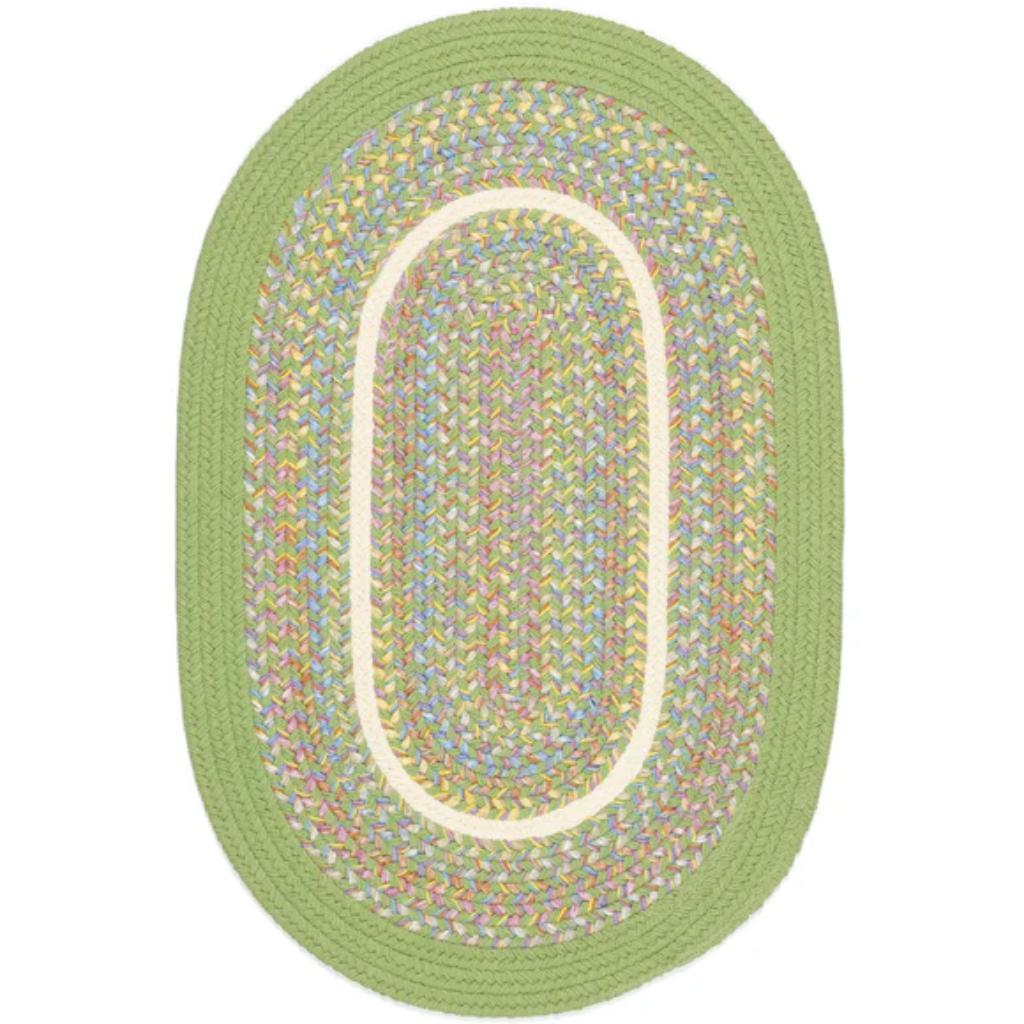 Rhody Rug Kids' Isle Braided Oval Reversible Area Rugs