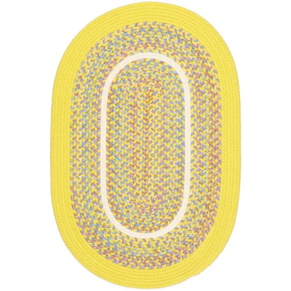 Rhody Rug Kids' Isle Braided Oval Reversible Area Rugs