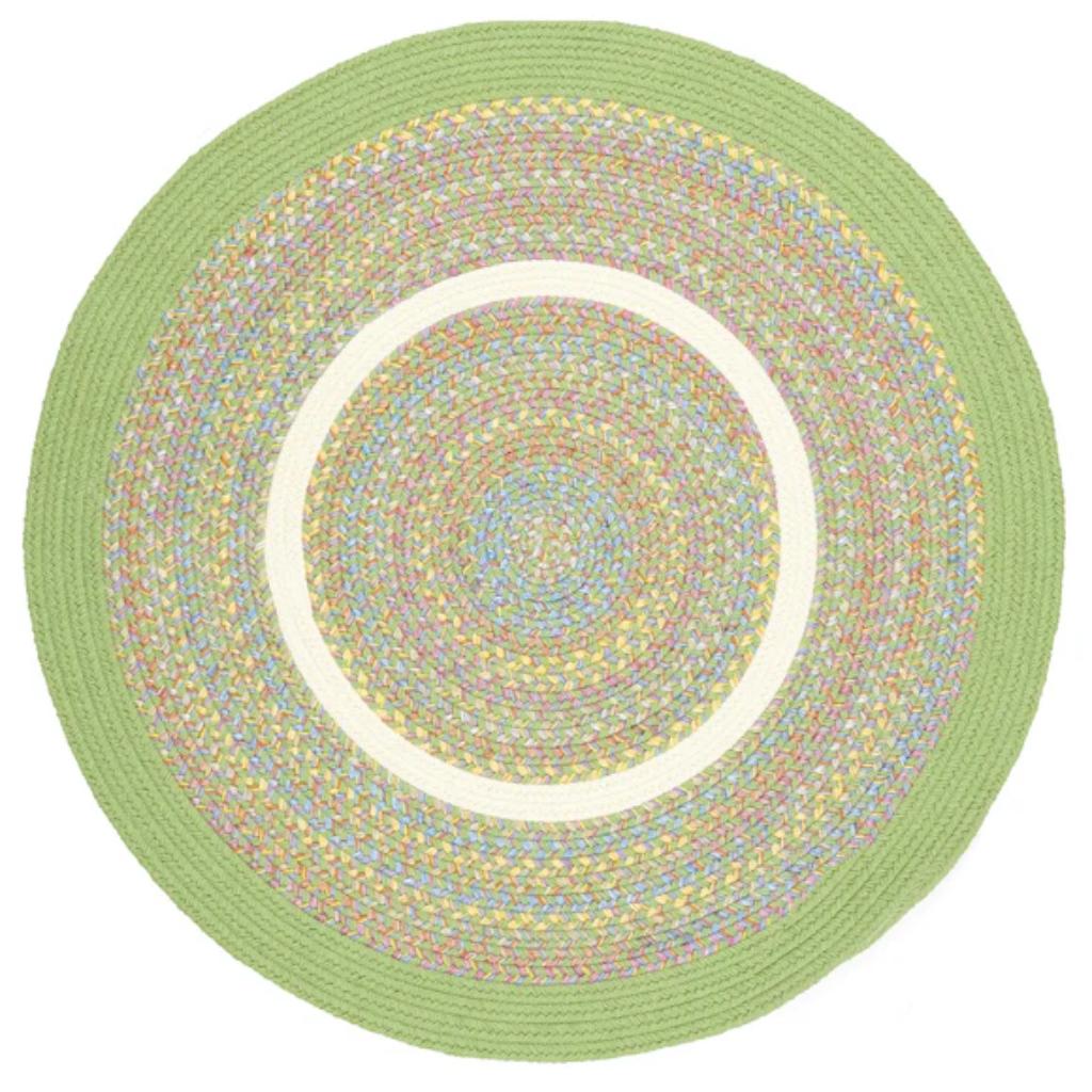 Rhody Rug Kids' Isle Braided Round Reversible Area Rugs
