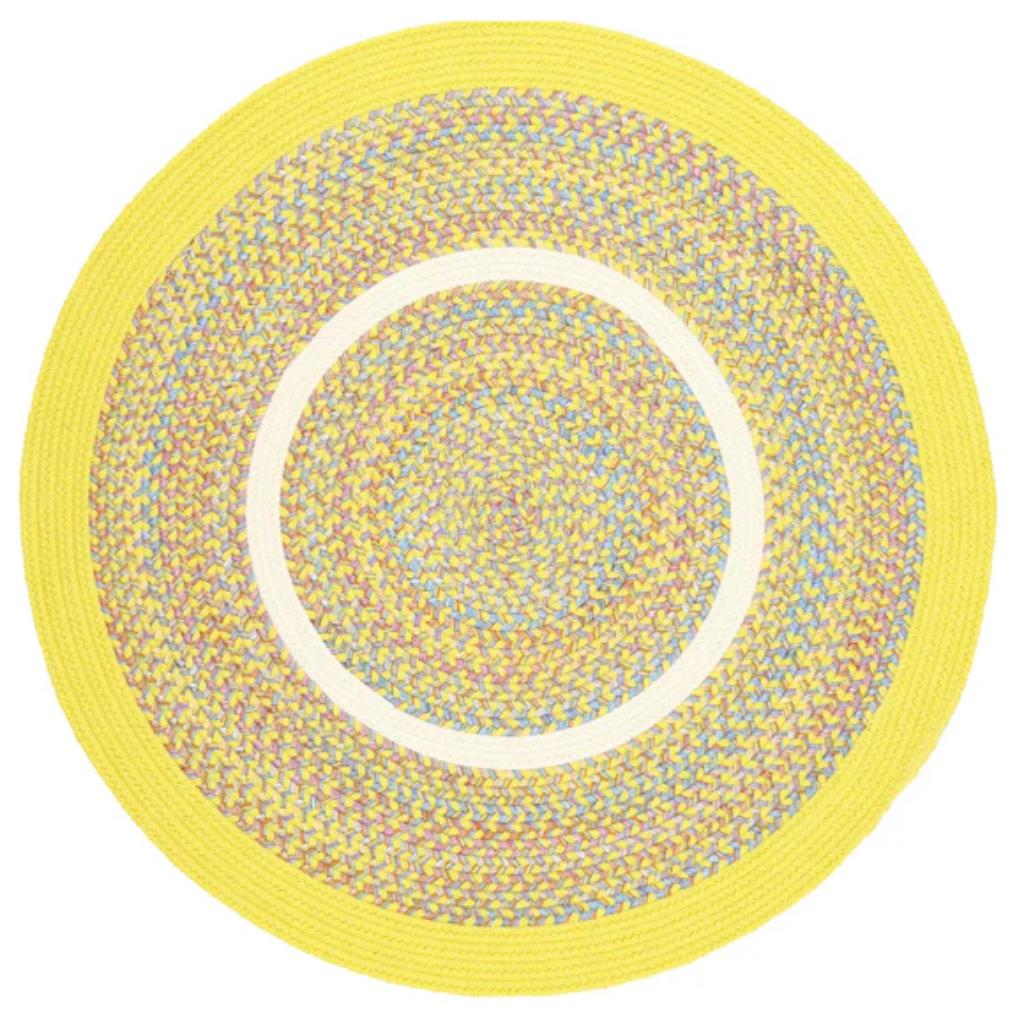 Rhody Rug Kids' Isle Braided Round Reversible Area Rugs