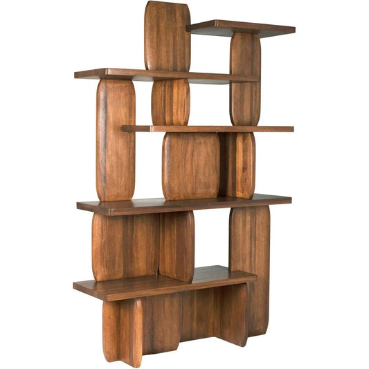 Noir Kilimanjaro Wooden Brown Etagere