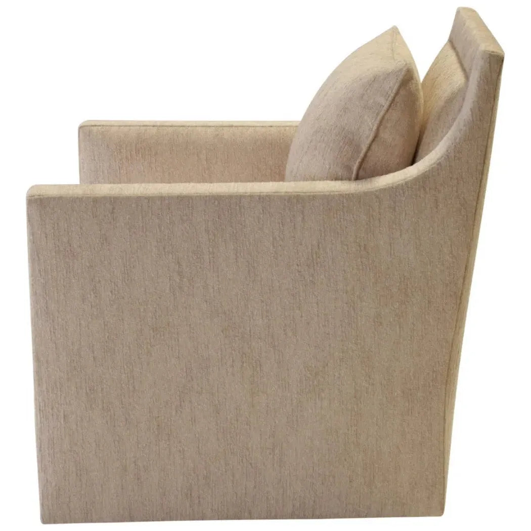 Peninsula Home Kimberly Fabric Swivel Club Chair
