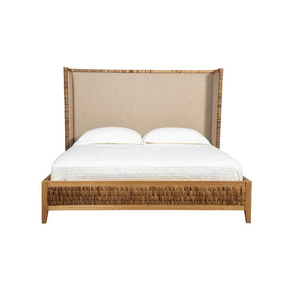 Kimberly Wooden Brown King Bed