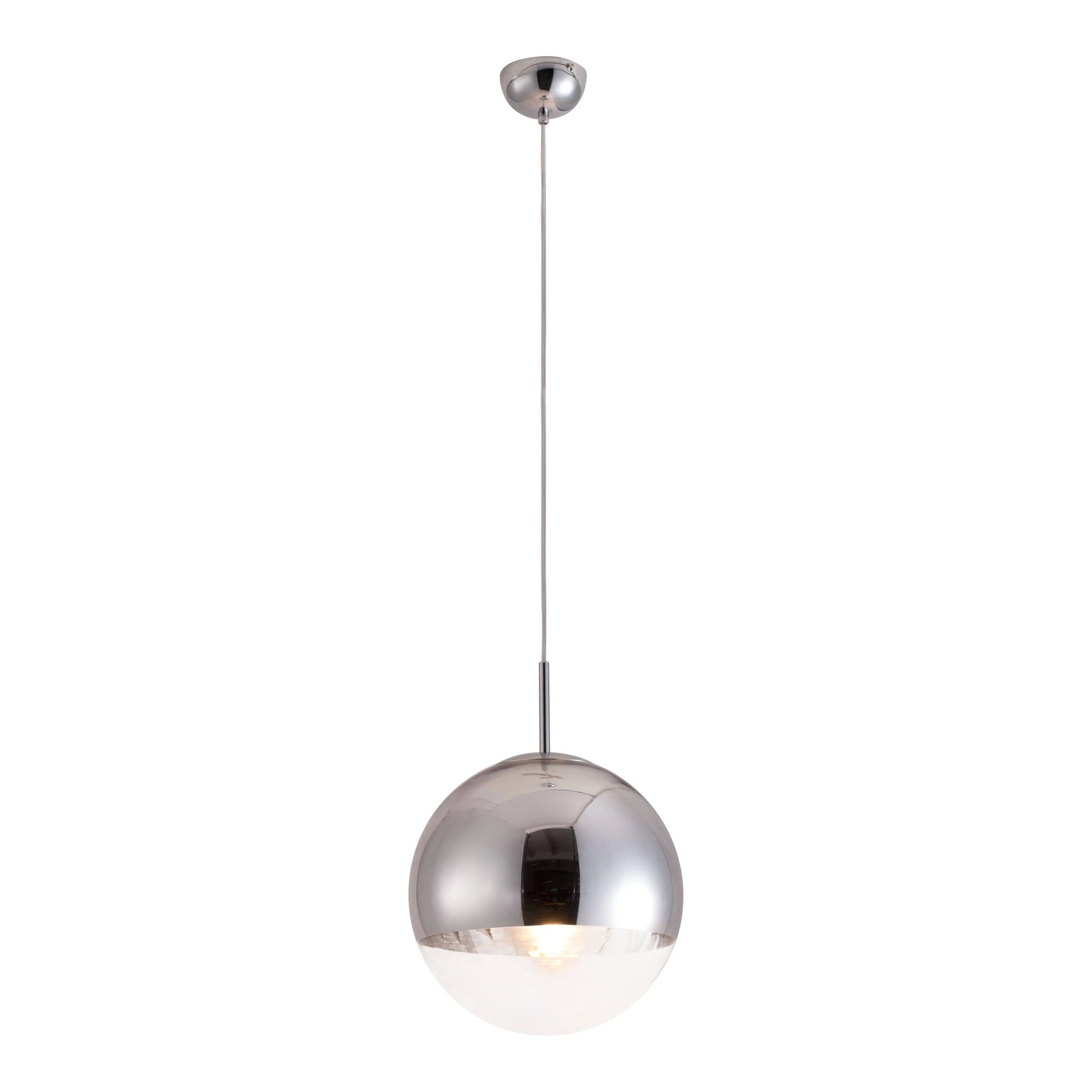 Kinetic Ceiling Lamp Chrome Pendants LOOMLAN By Zuo Modern