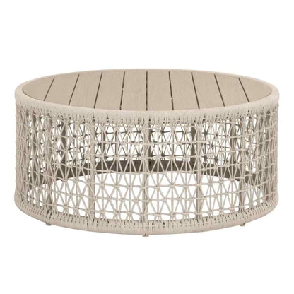 Knit Round Outdoor Coffee Table